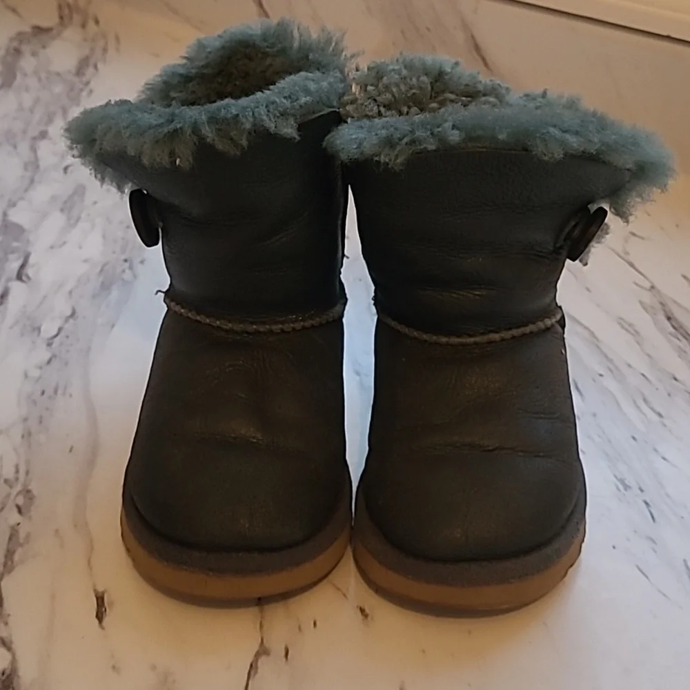 UGG Dark Green Shearling Boots